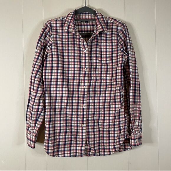 Madewell Plaid Flannel Button Down Shirr - Picture 1 of 3